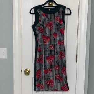 NWOT Tommy Hilfiger Flower Houndstooth Dress